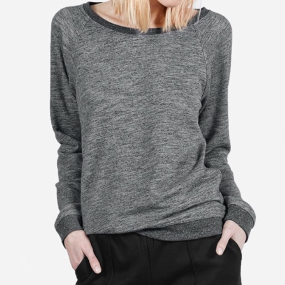 Everlane The Crew Grey Sweatshirt